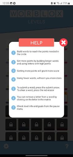 Worblox - Word Game - Screenshot 1