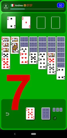 Solitaire 4,5,6,7 columns - Screenshot 2