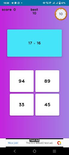 Math Quiz - Screenshot 4