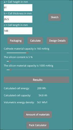 LiCCal - Screenshot 2