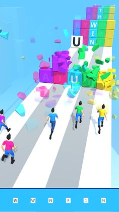 Words Run 3D - Screenshot 2