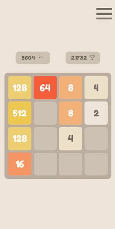 2048 Simple Classic Game - Screenshot 1