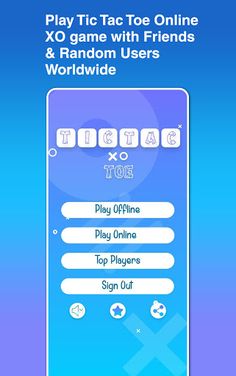 Tic Tac Toe Online Multiplayer - Screenshot 2