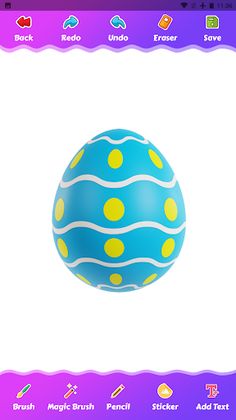 coloring easter kinder eggs - Screenshot 4