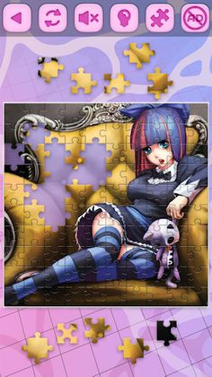Anime puzzles - Girl games - Screenshot 3