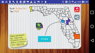 Florida Map Game - Screenshot 2