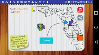 Florida Map Game - Screenshot 2
