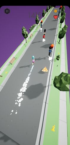 Girl Runner 3D - Running Game - Screenshot 2