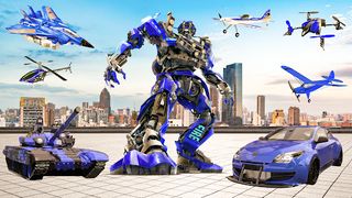 Flying Muscle Robot Car Game - Screenshot 1