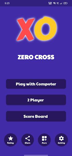 Zero Cross: TicTacToe - Screenshot 2