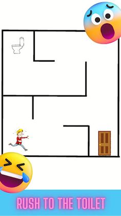 Toilet Rush-Draw Brain Puzzle - Screenshot 1