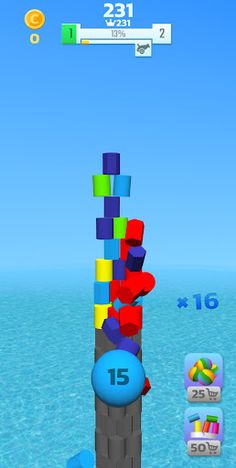 Tower crash 3D: Ball blast - Screenshot 4