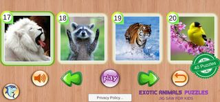 Exotic Animals Puzzles Toddler - Screenshot 3