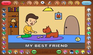 Coloring Book 32: Jim and His  - Screenshot 1