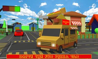 Blocky Pizza Delivery - Screenshot 1