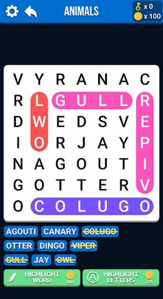 Word Search find all hidden wo - Screenshot 1