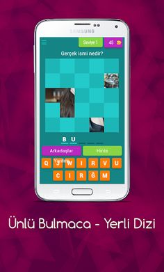 Ünlü Bulmaca - Yerli Dizi - Screenshot 1