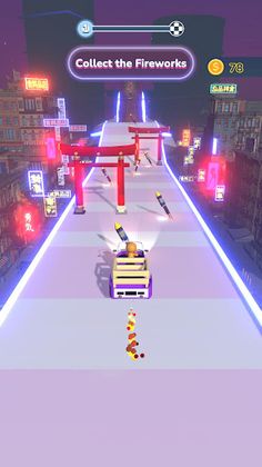Fireworks Runner - Screenshot 1