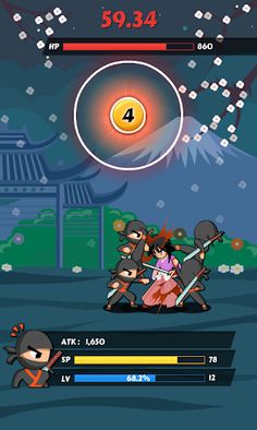 Tap Ninja Clash - Screenshot 4