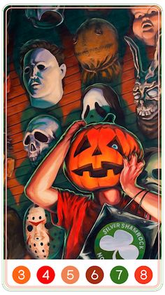 Horror Color by Number - Screenshot 3