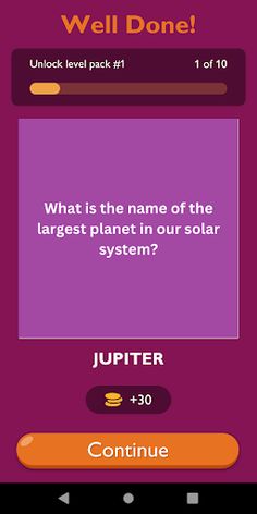 General Knowledge Game - Screenshot 2