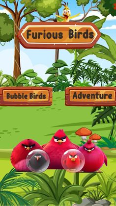 Furious Birds : Hero Saga - Screenshot 1