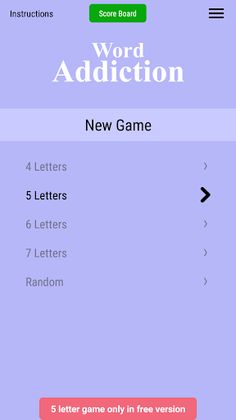 Word Addiction - Screenshot 2