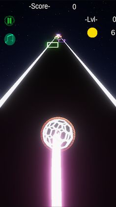 Rolling Neon: endless runner - Screenshot 1