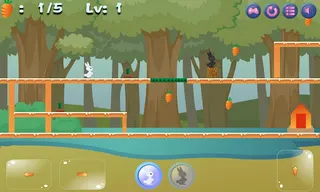 Two Players Games - Rabbit Bro - Screenshot 1