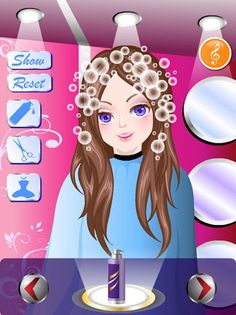 Happy Hairdresser Game - Screenshot 1
