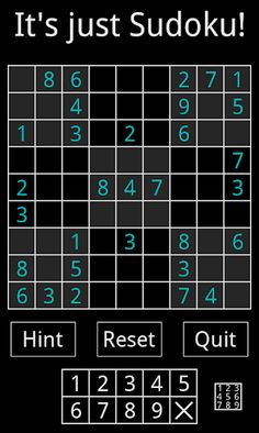 It's Just Sudoku! - Screenshot 1