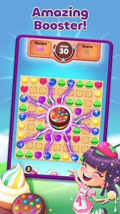 Sweet Cookie Game-Candy Match - Screenshot 1