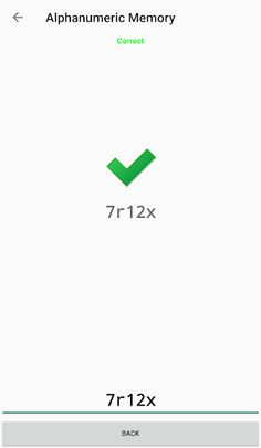 Alphanumeric Memory - Screenshot 4