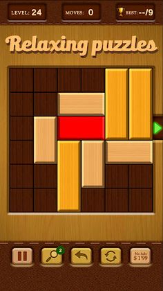 Unblock Red Wood Puzzle 2023 - Screenshot 1
