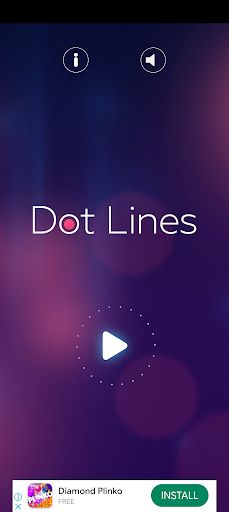 Dot lines game - Screenshot 1