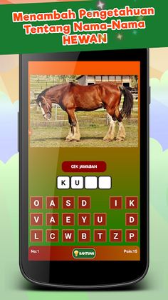 Tebak Nama Hewan dan Buah - Screenshot 3