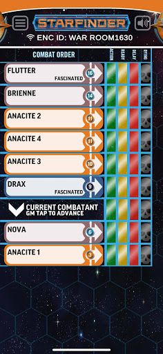 Starfinder Combat Tracker - Screenshot 4
