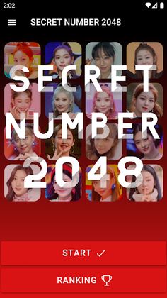 SECRET NUMBER 2048 Game - Screenshot 1