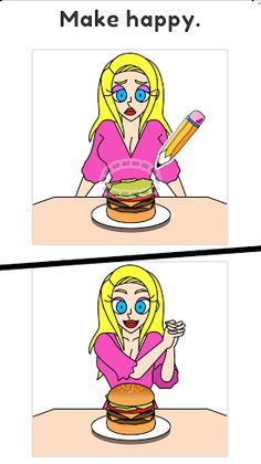 Draw Happy Beauty - draw games - Screenshot 2