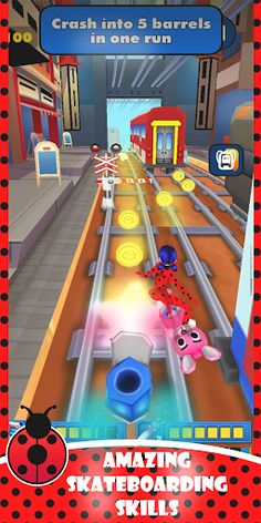 Lady Run Subway Bug 3D - Screenshot 1