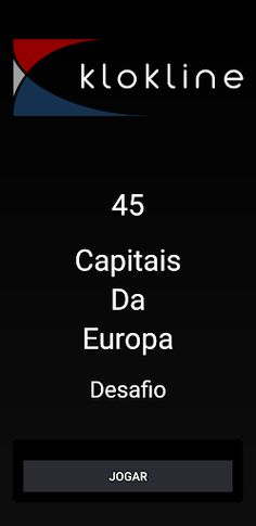 45 Capitais da Europa Desafio - Screenshot 1
