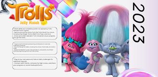Trolls Jelly Match3 - Screenshot 1
