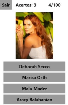 Quiz Atrizes Brasileiras - Screenshot 1