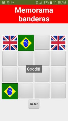 memorama banderas - Screenshot 1