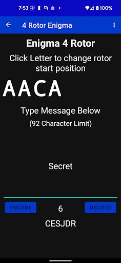 Enigma Machine & Game - Screenshot 4