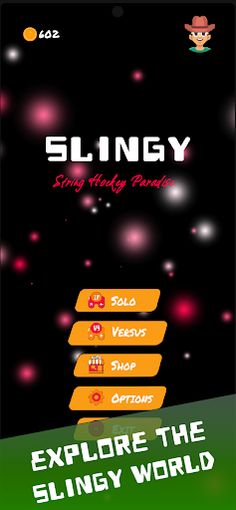 Slingy: String Hockey Paradise - Screenshot 1