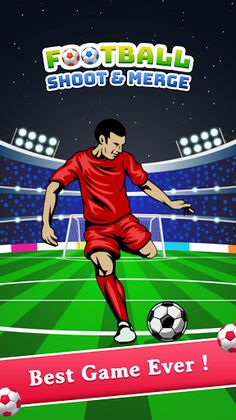Football Shoot and Merge - Screenshot 1