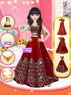 Indian Bridal- Makeup &DressUp - Screenshot 1