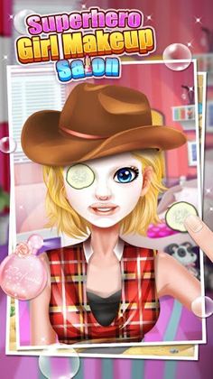 Superhero Girl Makeup wala Sal - Screenshot 1