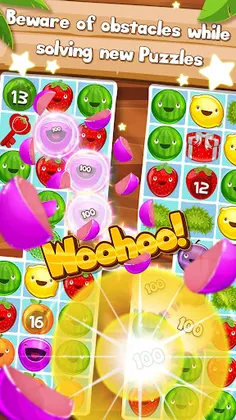 Fruit Pop! Puzzles in Paradise - Screenshot 2